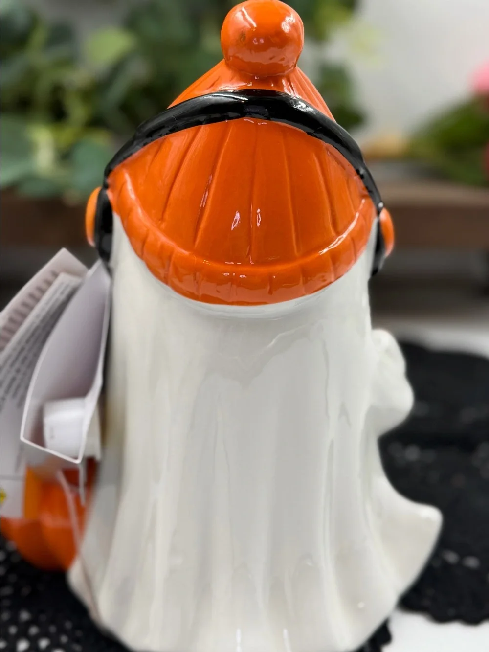 new 2026 ghoulish light up ghost with headphones pumpkin decor nwt